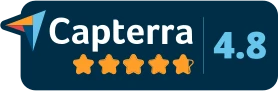 Capterra: rated 4.8 out of 5